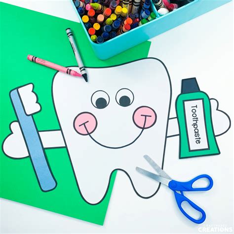 Tooth Craft To Get Students Excited About Dental Health Crafty Bee