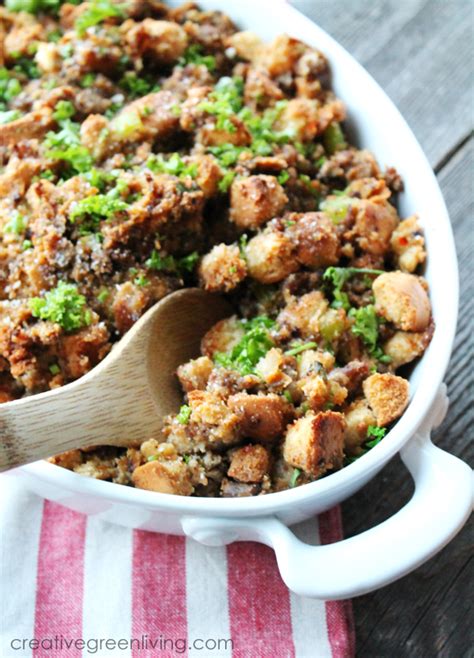 The Very Best Gluten Free Stuffing Recipe Creative Green Living