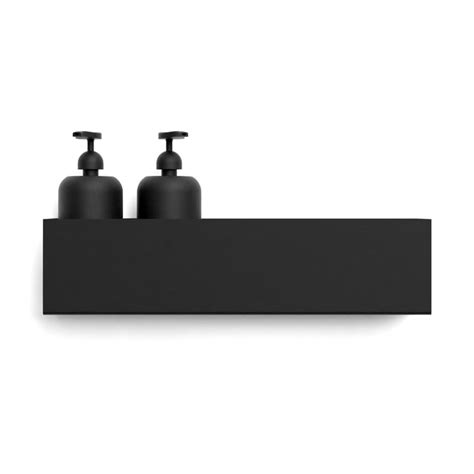 Badezimmer accessoires skandinavisches design stilvoll badzubehör eis badezimmer. Nichba Design - Wandablage, L 20 cm / schwarz | Ablage ...
