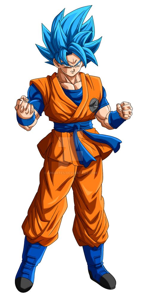 Goku Ssj Blue By Aniartes On Deviantart