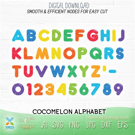 Cocomelon Letter Design