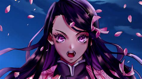 1366x768 Nezuko Kamado Angry Kimetsu No Yaiba Art 1366x768 Resolution