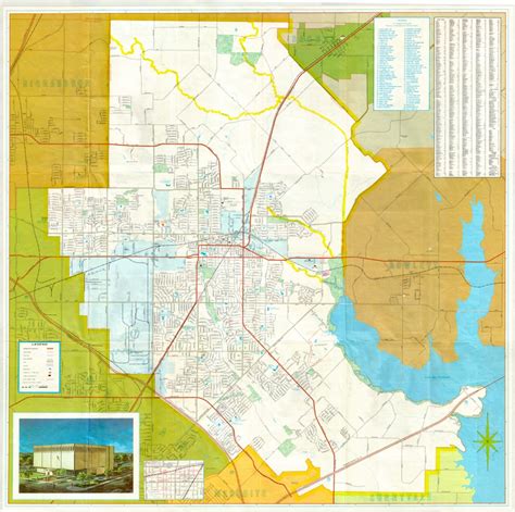 Garland Landmark Society City Map Garland Texas 1972 Garland Texas Map 