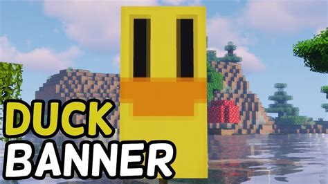 How To Make A Duck Banner In Minecraft 115 Loom Crafting Youtube