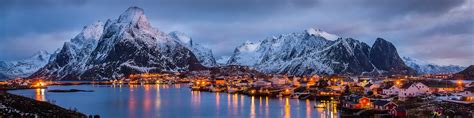 The Magic Islands Of Lofoten Norway Europe Winter Morning 4k Wallpaper