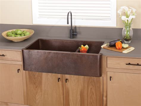 A history of style and practicality. Farmhouse Duet Pro Copper Kitchen Sink in Antique by ...