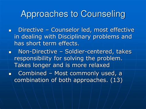 Ppt Conduct Counseling Powerpoint Presentation Free Download Id