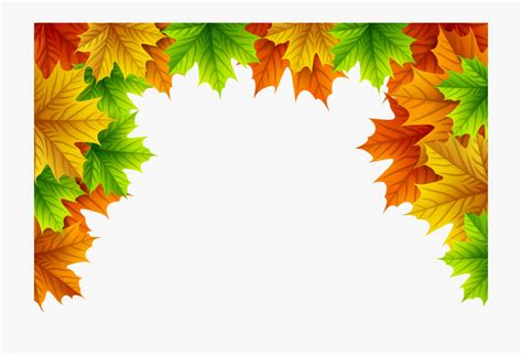Collection of vintage style border desig. Autumn Leaves Decorative Top Image Gallery View - Fall ...