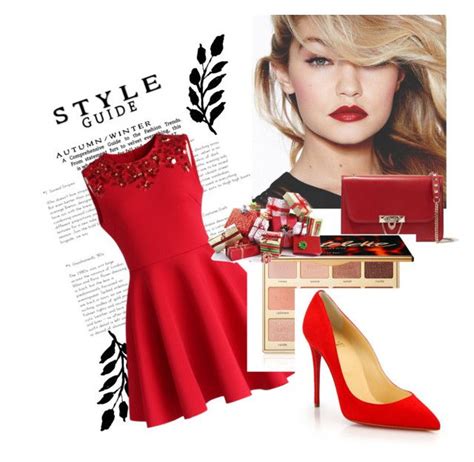 Red Red Polyvore Fashion
