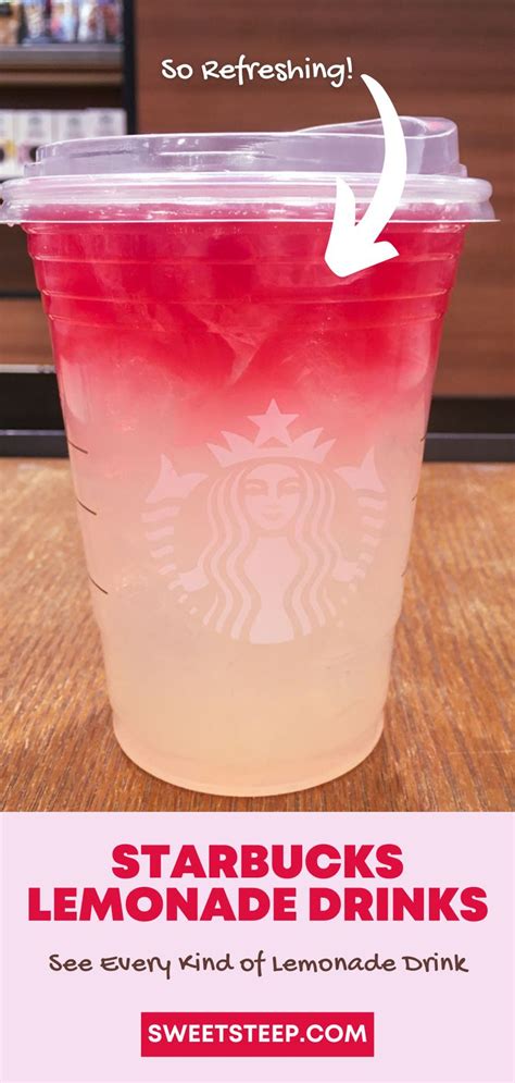 Refreshing Starbucks Lemonade Drinks See Them All Iced Starbucks