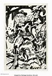 Jack Kirby and Roz Kirby - Captain Victory Pin-Up Page Original Art ...