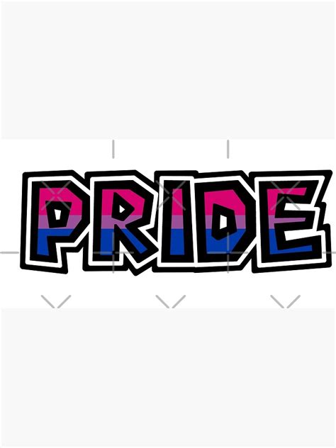 Bisexual Pride Flag Text Design Bi Pride Lgbtq Bisexual Poster For Sale By Brp Pride
