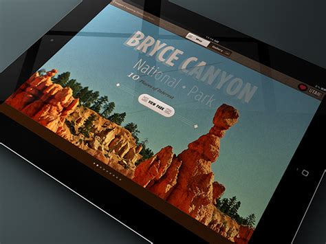 Canyon Country National Parks For Ipad On Behance