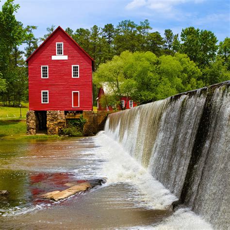 Starrs Mill Waterfall In Fayetteville Ga