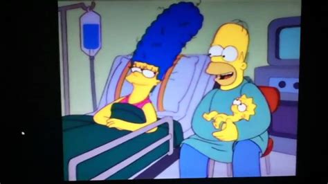 The Simpsons Maggie Is Born Youtube