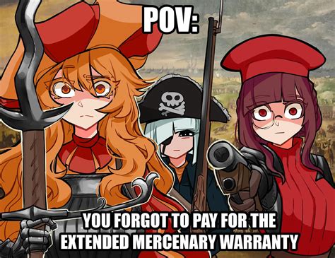 I Love Cold And Heartless Mercenaries Centurii Chan Know Your Meme
