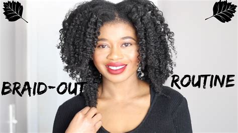 My Braid Out Routine Step By Step Tutorial ~ 4c Natural Hair Youtube