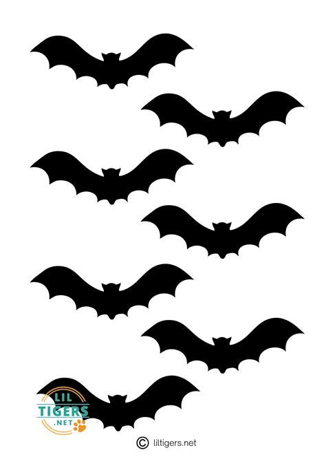 Free Printable Bat Templates And Cut Outs Lil Tigers Lil Tigers