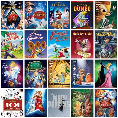 1937 1970 Disney Movies In Order Of Release Walt Disney Movies Disney Movie Night Disney