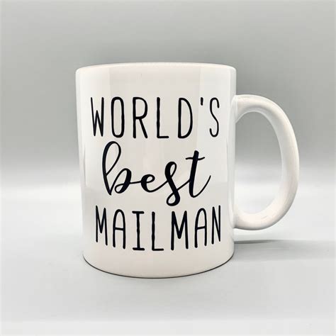 Worlds Best Mailman Custom Coffee Mug T For Usps Etsy