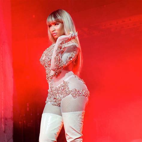 Nicki Minaj Sizzles On Stage In Sheer Bodysuit At Milan Fashion Week