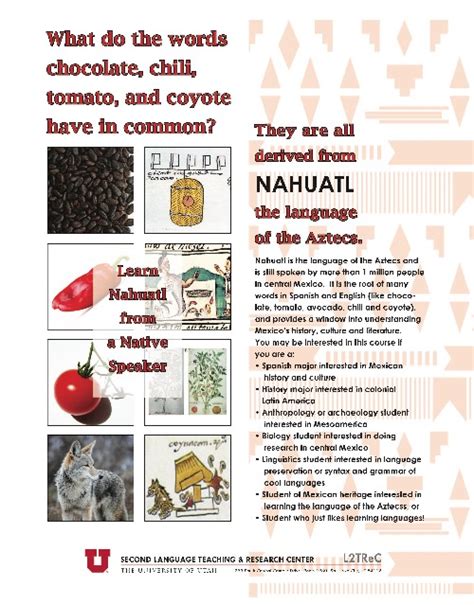 Nahuatl Language Words