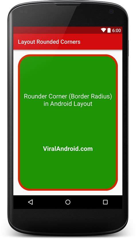 Make Rounded Corners In Android Layout Viral Android Tutorials