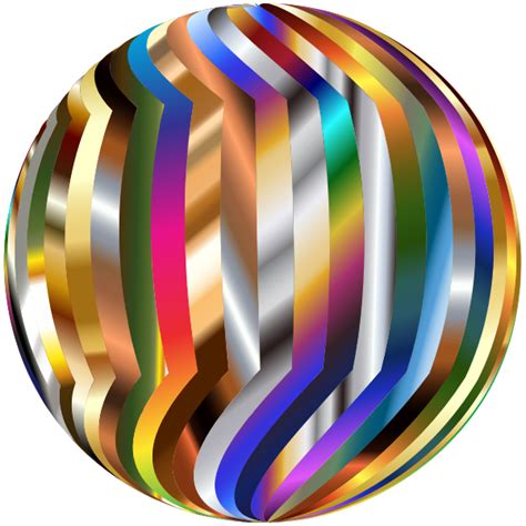 Irregular Colorful Sphere Free Svg