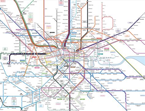 New Map Shows How More And More Of Londons Rail Network Will Be Images And Photos Finder