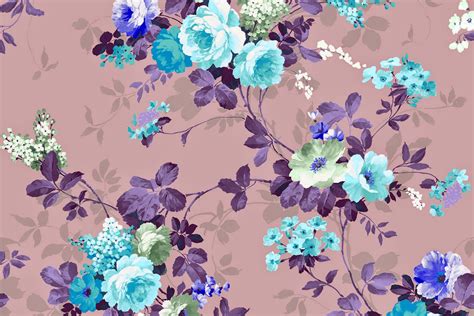 All free download vector graphic image from category blue background. Vintage Floral Wallpapers - We Need Fun