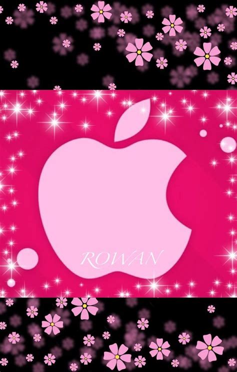 Pink Apple For Iphone Wallpaper Apple Wallpaper Iphone Apple Logo