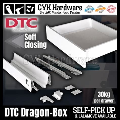 Dtc Mm Dragon Box White Drawer Box System With Silent Slide Shopee Malaysia