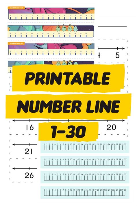 Printable Number Line 1 30 Number Line Free Printable Numbers