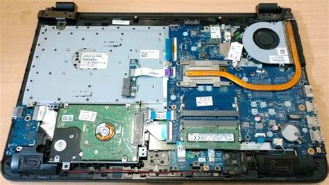 How To Open Laptop Hp 15 Ac044tu Inside The Laptop And Hardware Parts