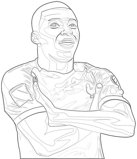 Kylian Mbappe Printable Coloring Page Porn Sex Picture