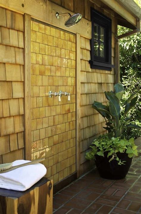 Outdoor Shower Ideas How To Choose The Best Material