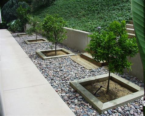 Beautiful modern landscape ideas can save tons of stone modern. Tree Planters And Ground Cover | WaterSmart Landscape ...