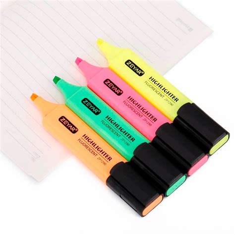 China Highlighter 4 Colors Wholesale Supplier