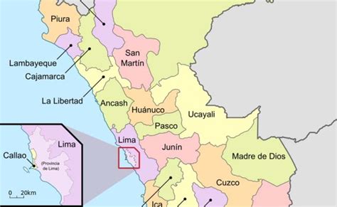 Mapa Del Peru Y Departamentos Otosection