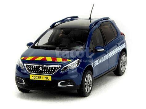 peugeot 2008 gendarmerie 2016 norev 1 43 autos miniatures tacot