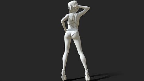 Dancer Woman 3d Printable Model 3d Model By Alex Wolf Altairrrr3d [2e6f5d1] Sketchfab