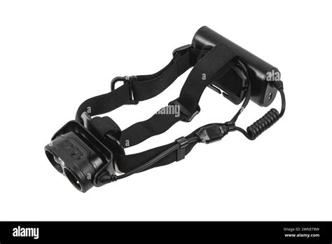 Modern LED headlamp. A flashlight for when you need your hands free