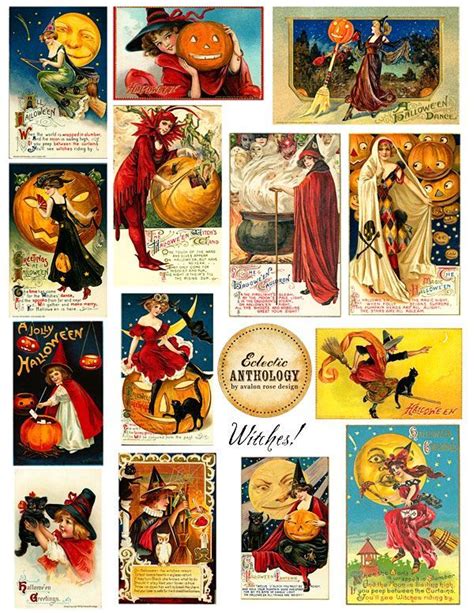 Vintage Halloween Printables Free