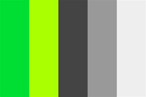 Web Safe Green And Grey Color Palette