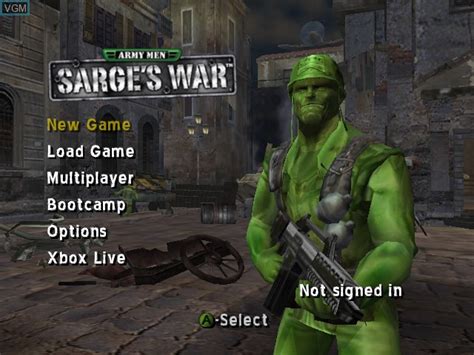 Army Men Sarges War For Microsoft Xbox The Video Games Museum