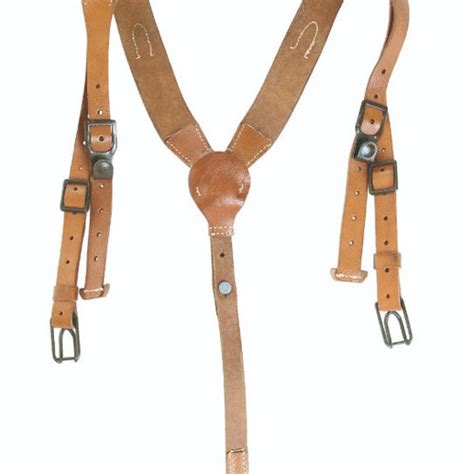 Original Czech Army Y Strap Leather Suspenders Harness Etsy
