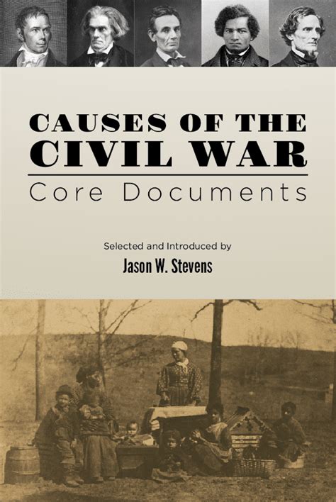 Causes Of The Civil War Teaching American History