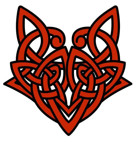 Celtic Fox By Lilambychan1 On Deviantart Celtic Tattoos Fox Tattoo