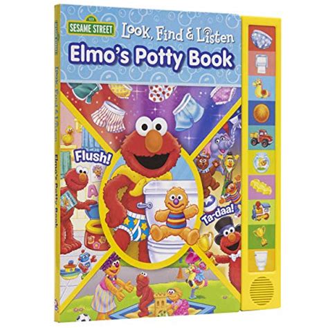 Buy Sesame Street Elmos Potty Book Look Find And Listen Pi Kids