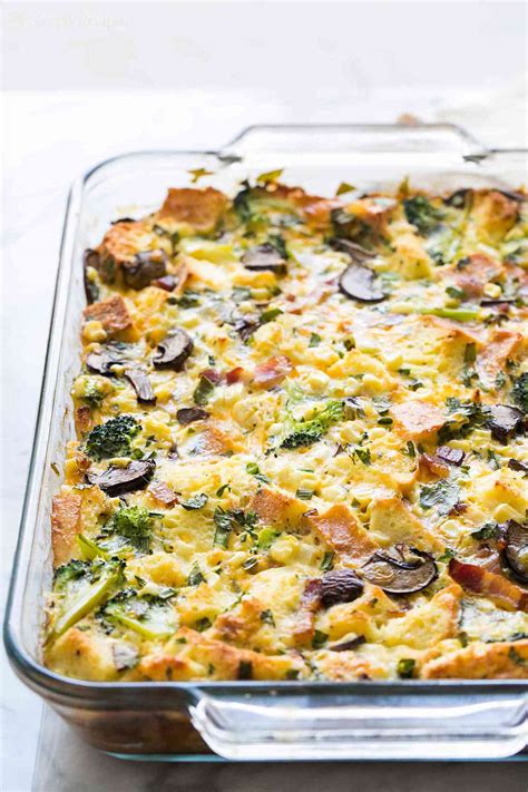 Easy Breakfast Casserole Recipe Open Fridge Breakfast Bake